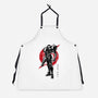 Galactic Bounty Hunter Sumi-E-unisex kitchen apron-DrMonekers