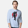 Galactic Bounty Hunter Sumi-E-mens long sleeved tee-DrMonekers