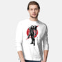 Galactic Bounty Hunter Sumi-E-mens long sleeved tee-DrMonekers