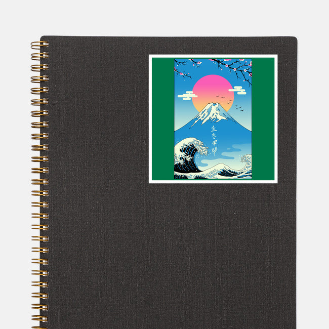 Ikigai-none glossy sticker-vp021