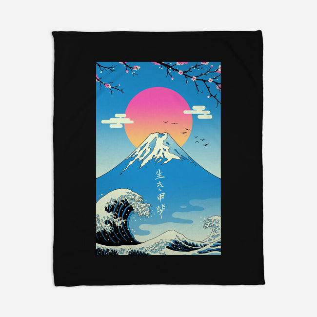 Ikigai-none fleece blanket-vp021