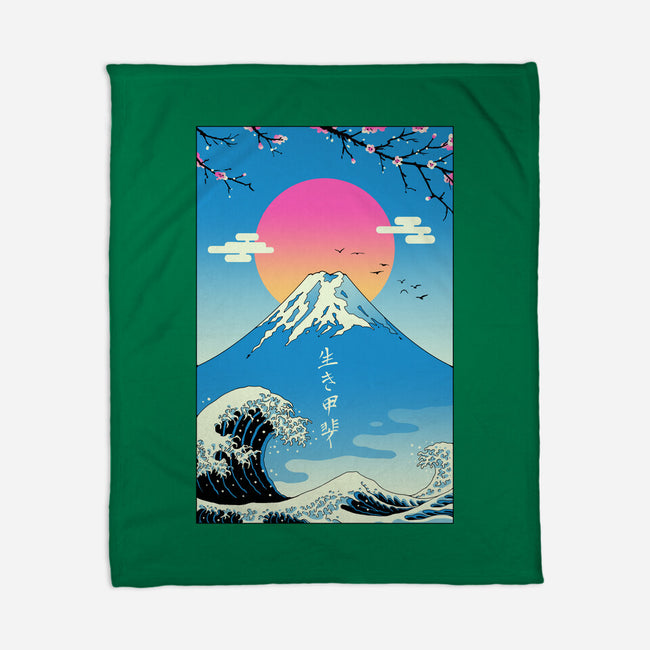 Ikigai-none fleece blanket-vp021