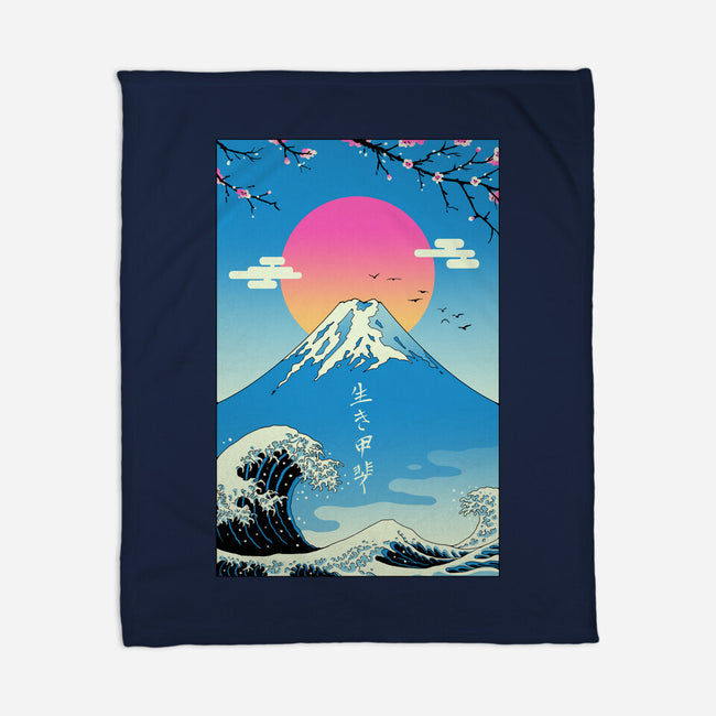 Ikigai-none fleece blanket-vp021