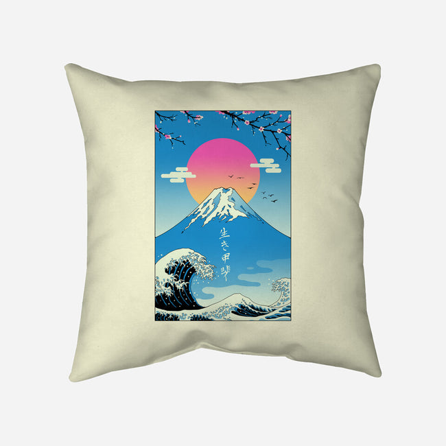 Ikigai-none removable cover throw pillow-vp021