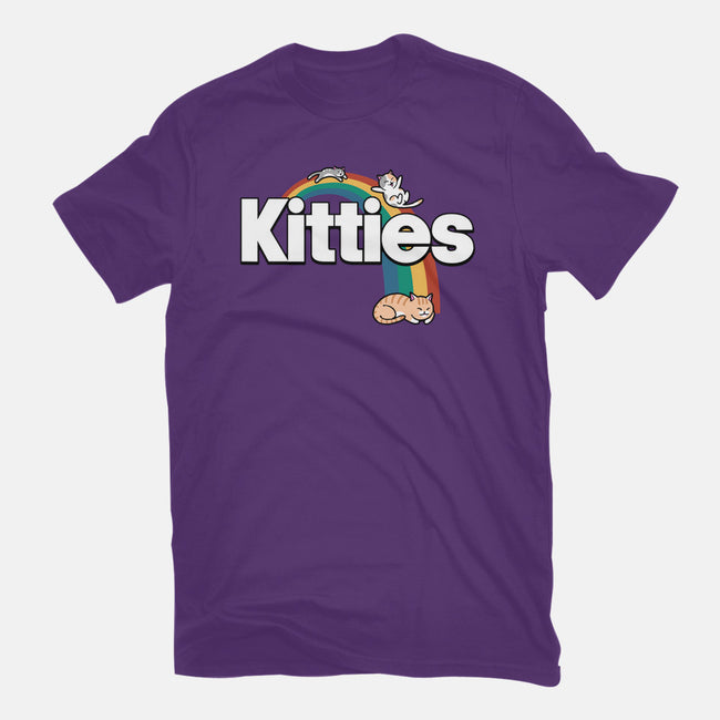 Rainbow Cats-womens fitted tee-vp021