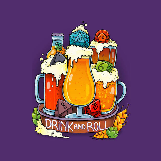 Drink and Roll-none removable cover w insert throw pillow-Vallina84