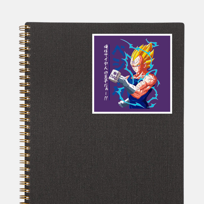 Dad Number One-none glossy sticker-Angel Rotten