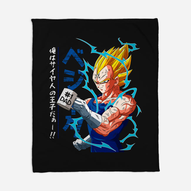 Dad Number One-none fleece blanket-Angel Rotten