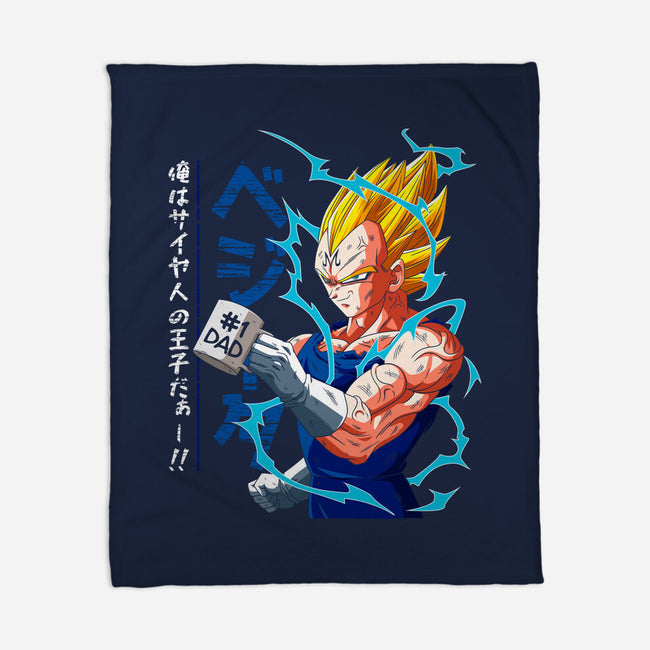 Dad Number One-none fleece blanket-Angel Rotten
