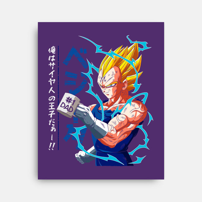 Dad Number One-none stretched canvas-Angel Rotten