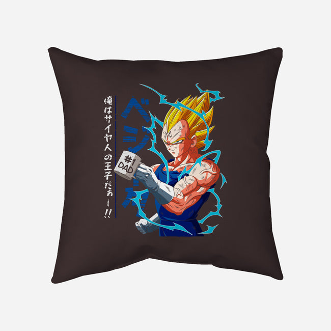 Dad Number One-none removable cover w insert throw pillow-Angel Rotten