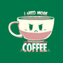 I Need More Coffee-womens fitted tee-TechraNova