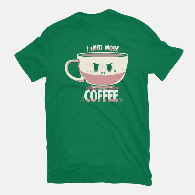 I Need More Coffee-womens fitted tee-TechraNova