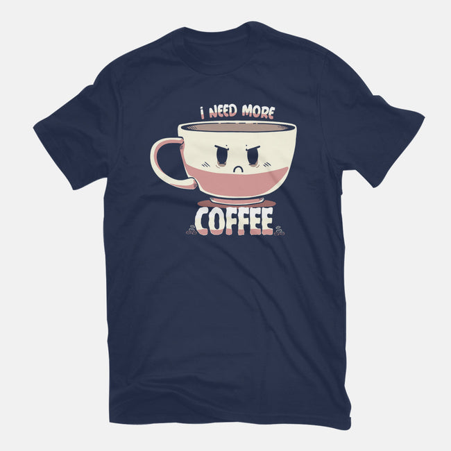 I Need More Coffee-womens fitted tee-TechraNova