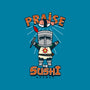 Praise the Sushi-none stretched canvas-Boggs Nicolas