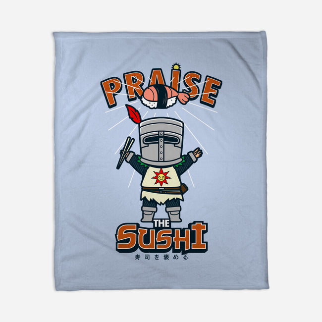 Praise the Sushi-none fleece blanket-Boggs Nicolas