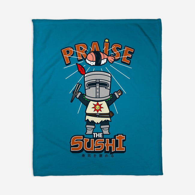 Praise the Sushi-none fleece blanket-Boggs Nicolas