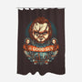 Say Hi To The Good Guy-none polyester shower curtain-glitchygorilla