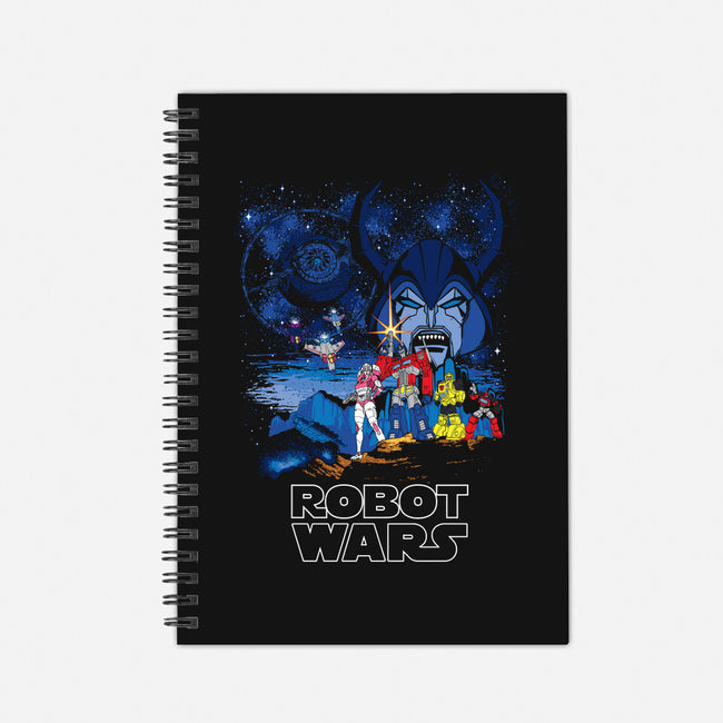 Robot Wars-none dot grid notebook-dalethesk8er