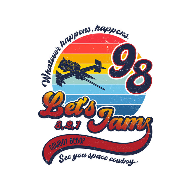 3, 2, 1. Let's Jam!-womens racerback tank-DrMonekers