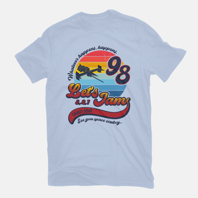 3, 2, 1. Let's Jam!-mens basic tee-DrMonekers