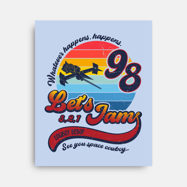 3, 2, 1. Let's Jam!-none stretched canvas-DrMonekers