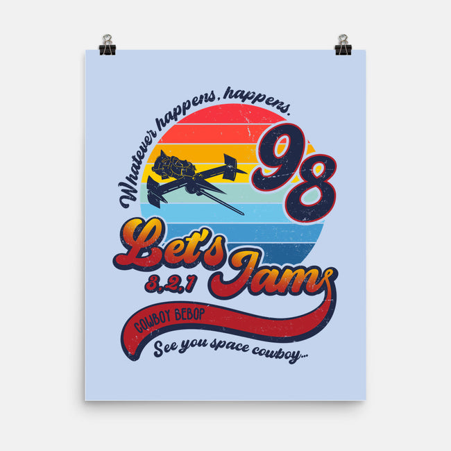 3, 2, 1. Let's Jam!-none matte poster-DrMonekers