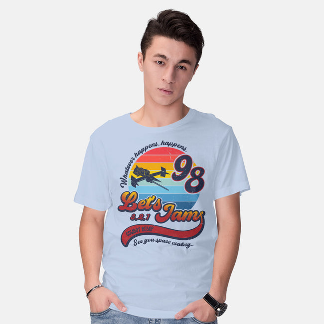 3, 2, 1. Let's Jam!-mens basic tee-DrMonekers