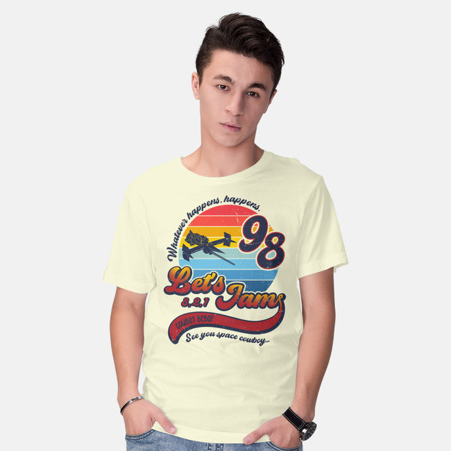 3, 2, 1. Let's Jam!-mens basic tee-DrMonekers