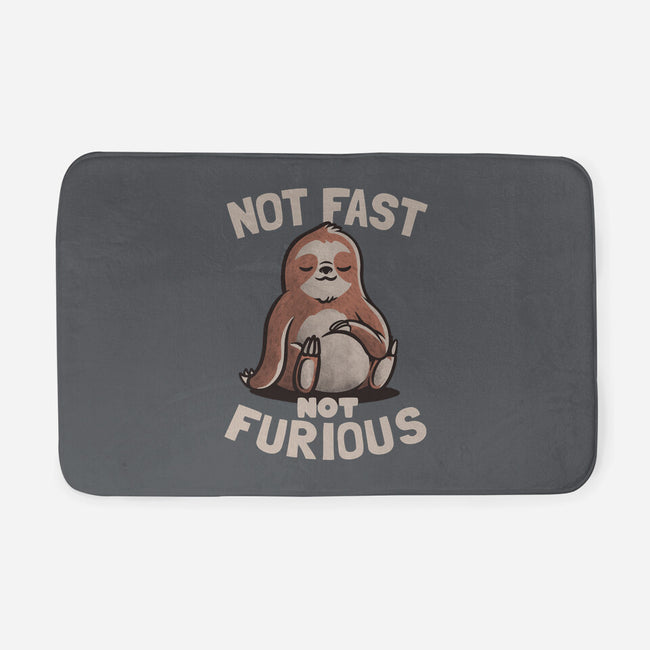 Not Fast and Not Furious-none memory foam bath mat-eduely