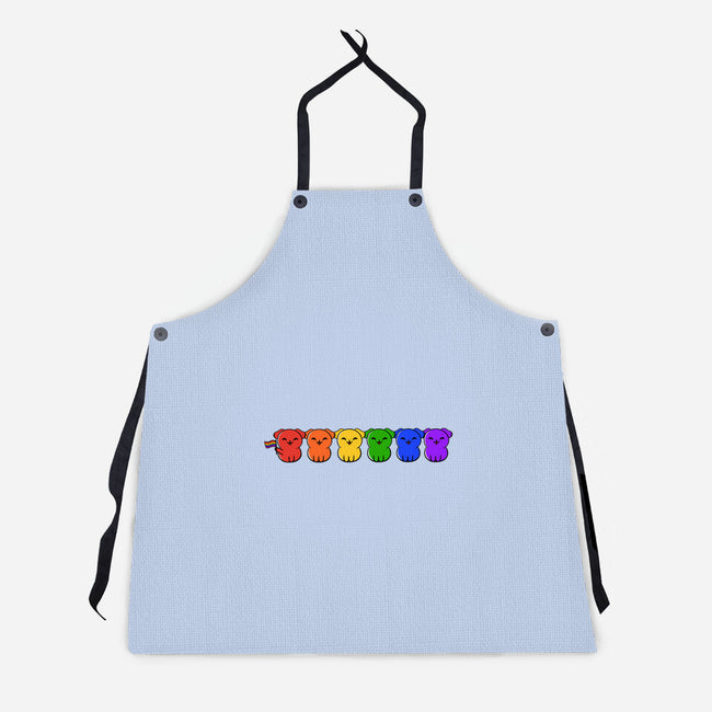 Pride Pups-unisex kitchen apron-kosmicsatellite