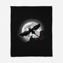 Moonlight Dragon Rider-none fleece blanket-fanfreak1