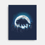 Moonlight Bison-none stretched canvas-fanfreak1