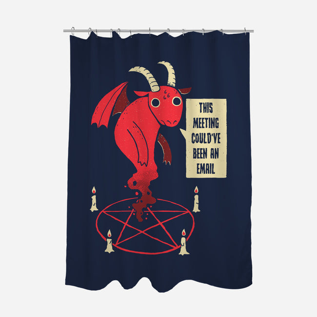 Could Have Been An Email-none polyester shower curtain-DinoMike