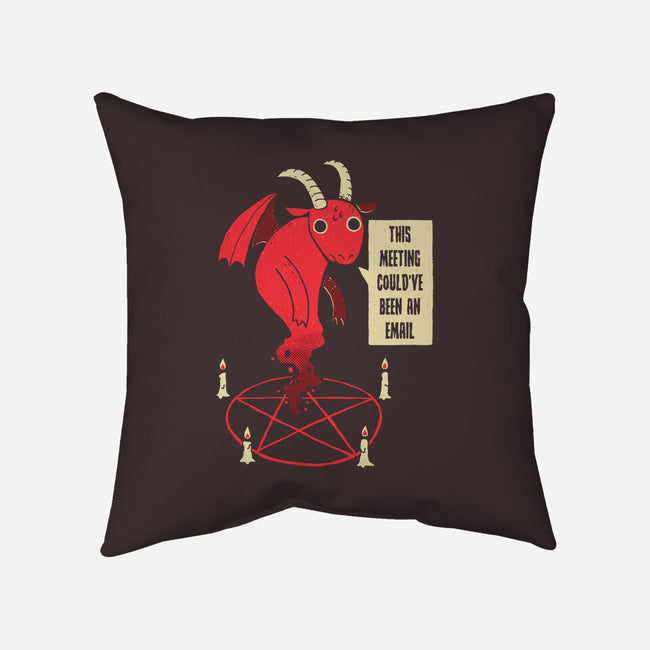Could Have Been An Email-none removable cover w insert throw pillow-DinoMike