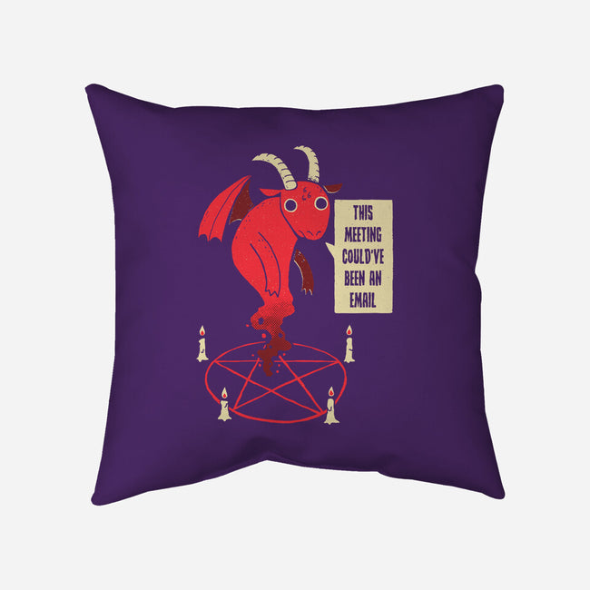 Could Have Been An Email-none removable cover w insert throw pillow-DinoMike