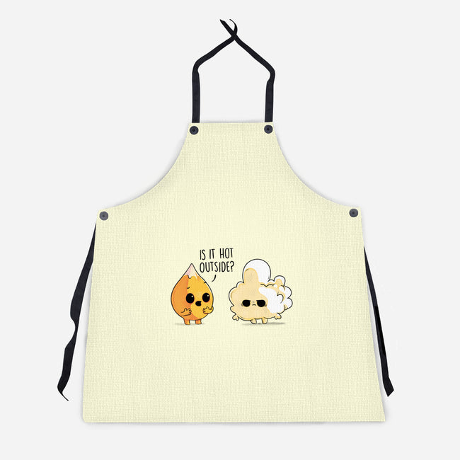Hot Outside-unisex kitchen apron-Naolito