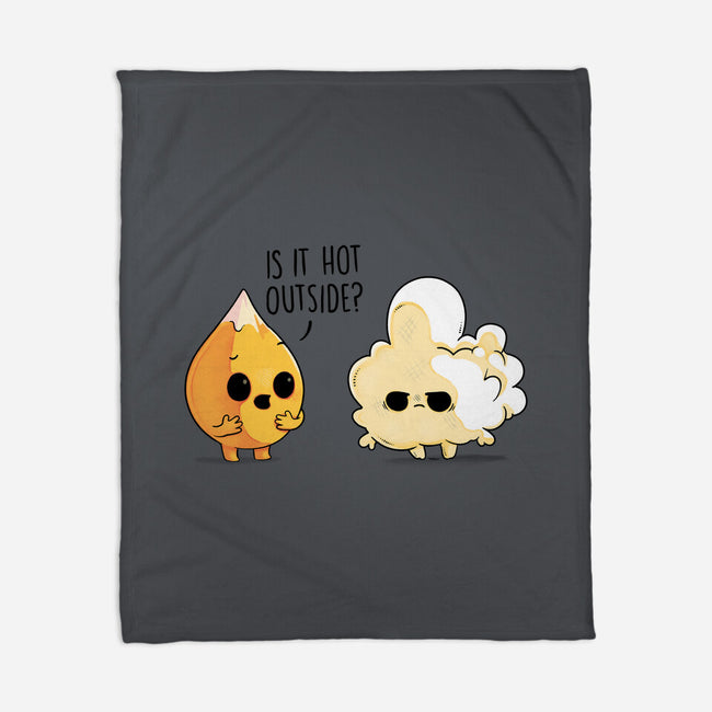 Hot Outside-none fleece blanket-Naolito