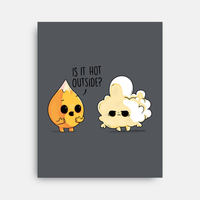 Hot Outside-none stretched canvas-Naolito