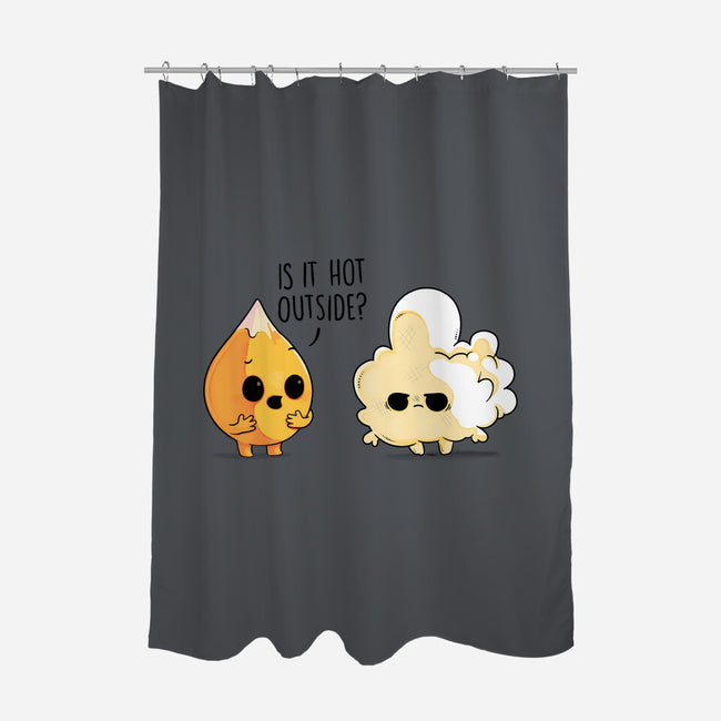 Hot Outside-none polyester shower curtain-Naolito