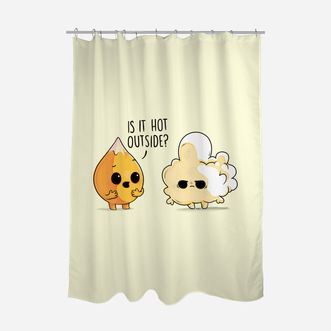 Hot Outside-none polyester shower curtain-Naolito