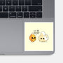 Hot Outside-none glossy sticker-Naolito
