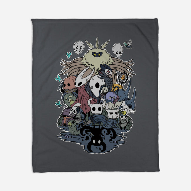 Hollow Party-none fleece blanket-JailbreakArts