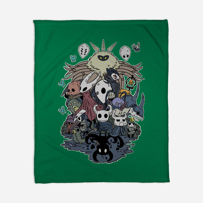 Hollow Party-none fleece blanket-JailbreakArts