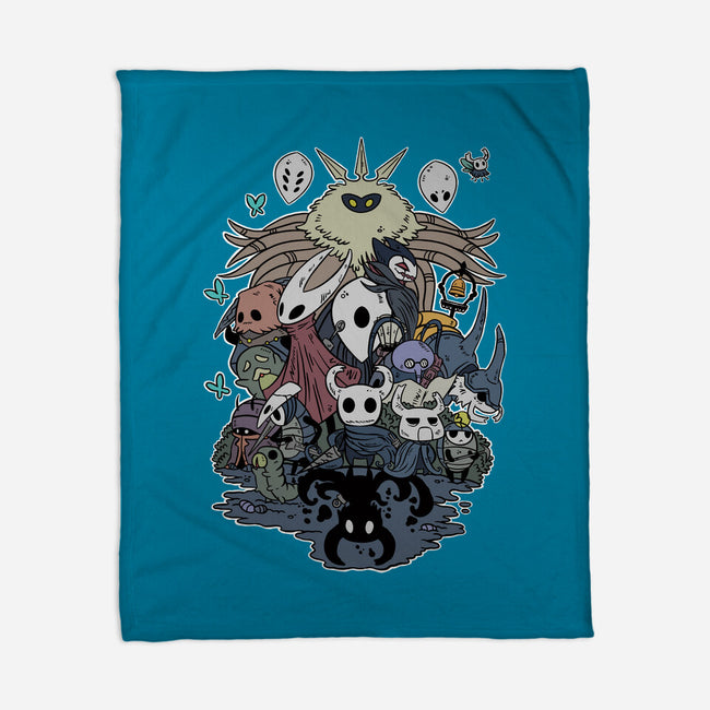 Hollow Party-none fleece blanket-JailbreakArts
