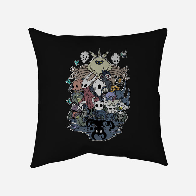 Hollow Party-none removable cover w insert throw pillow-JailbreakArts