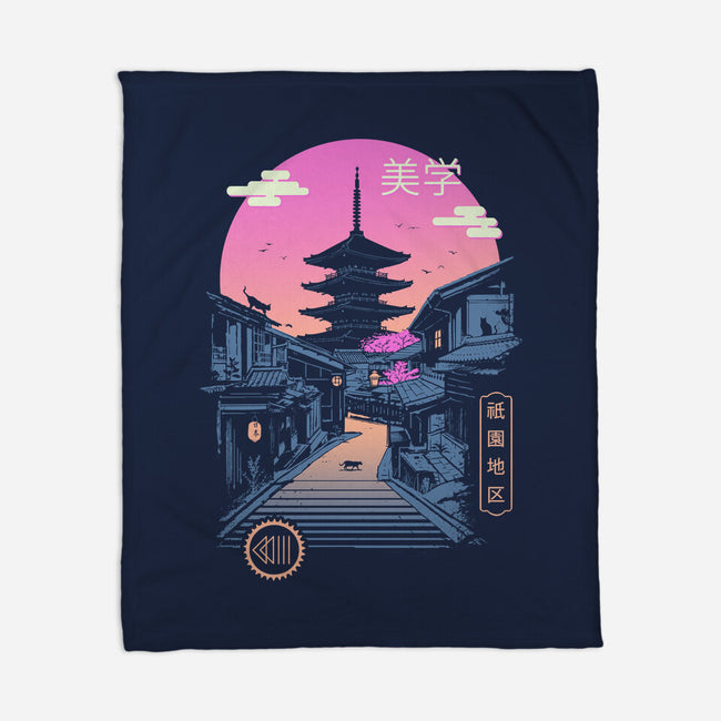 Pagoda Wave Aesthetics-none fleece blanket-vp021