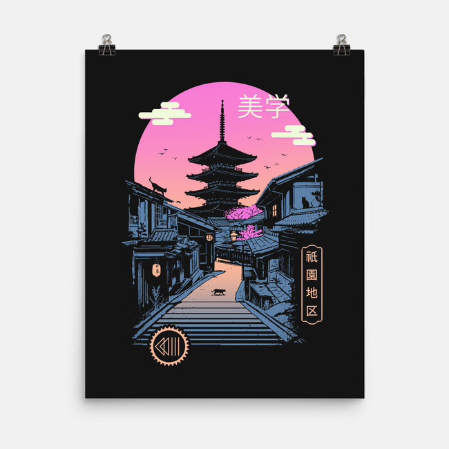 Pagoda Wave Aesthetics-none matte poster-vp021