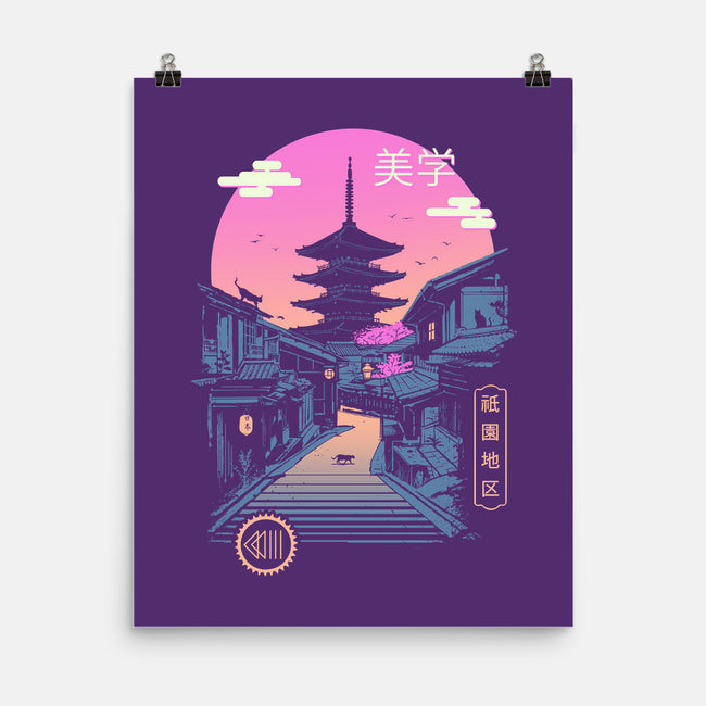 Pagoda Wave Aesthetics-none matte poster-vp021
