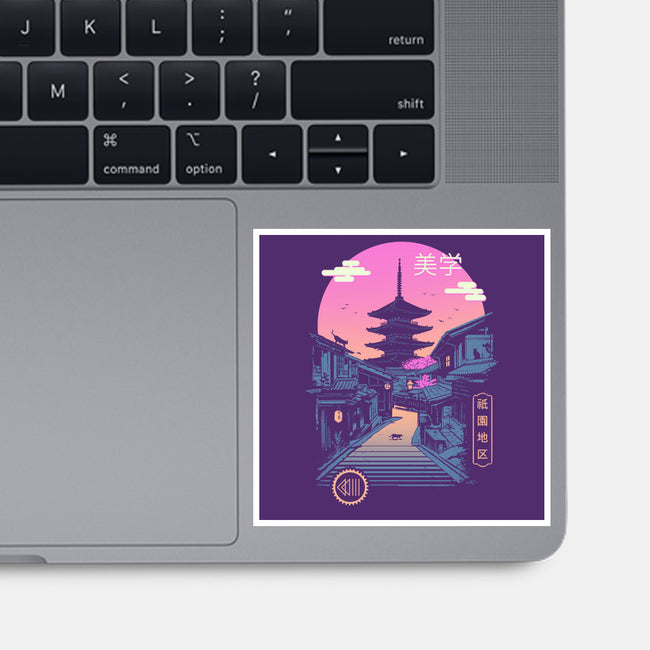 Pagoda Wave Aesthetics-none glossy sticker-vp021